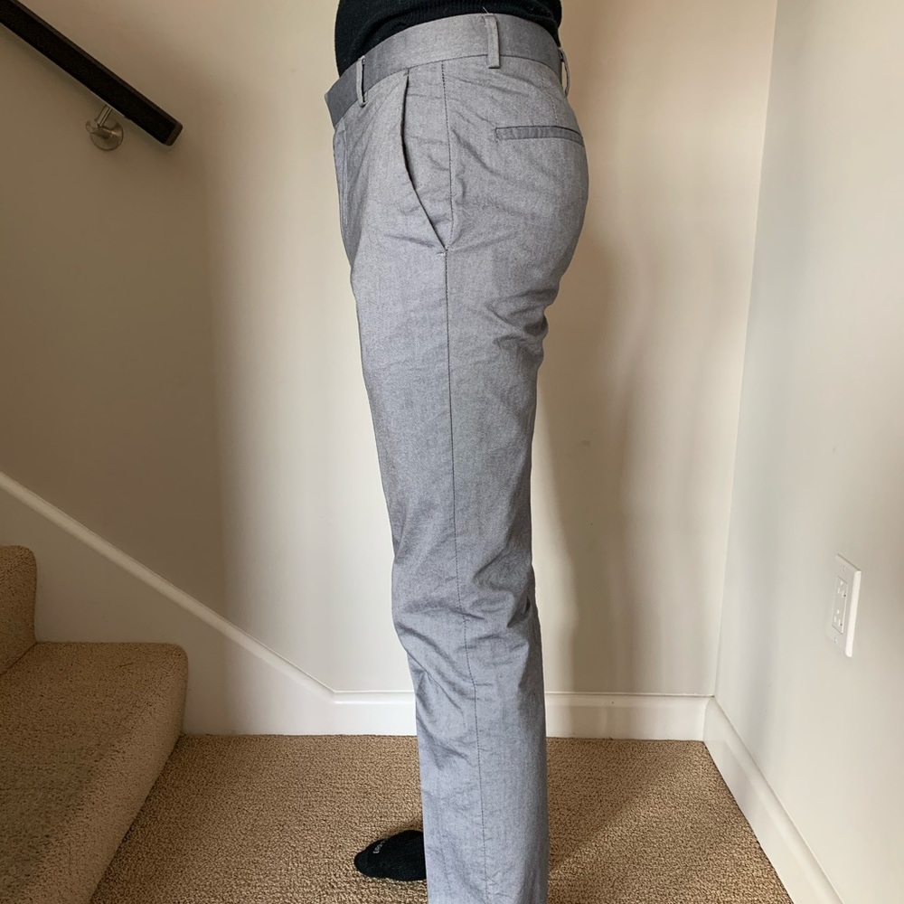 TOPMAN Skinny Fit Suit Trouser, Light Blue/Silver